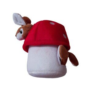Mushroom with Deer Dog Toy